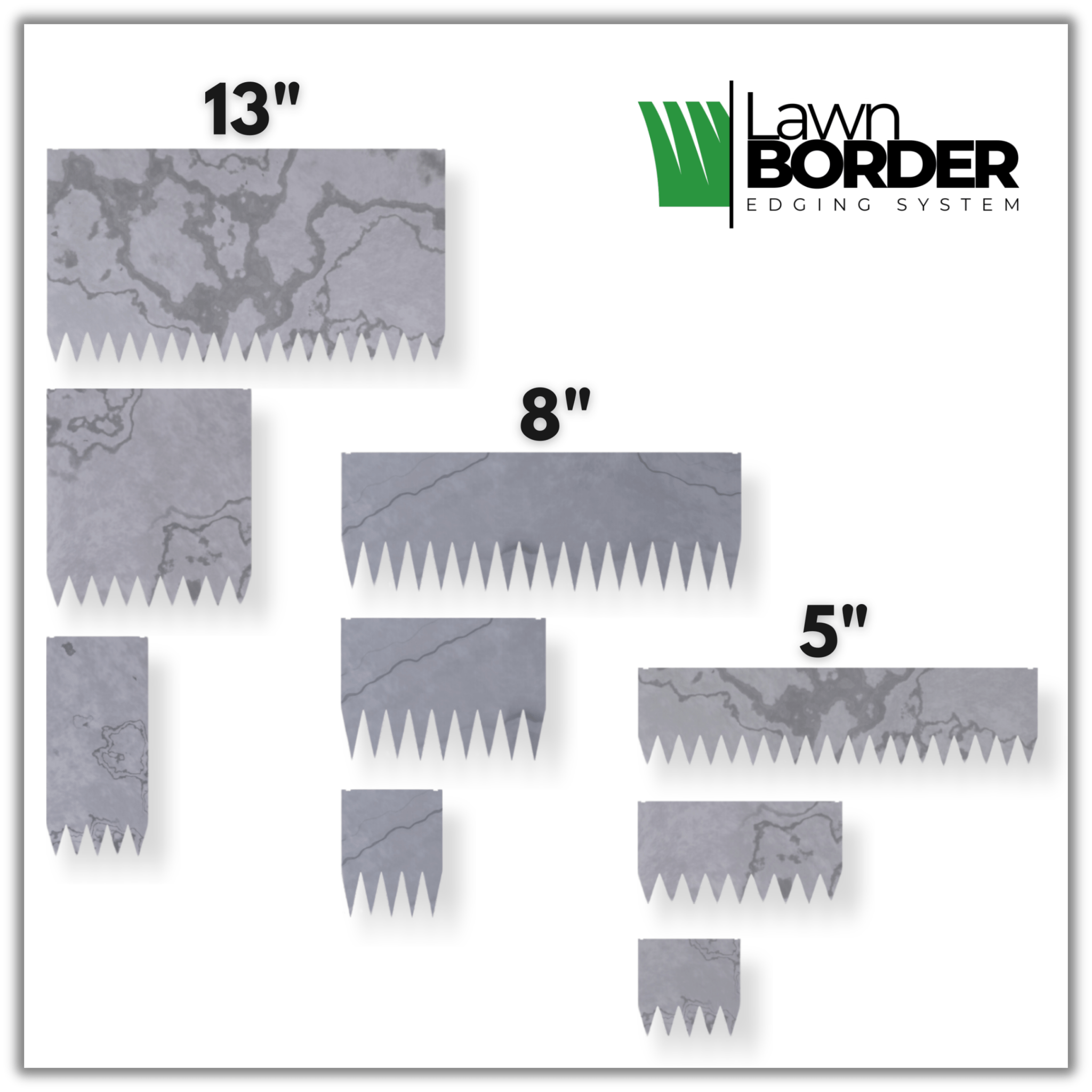 Corten Steel Lawn Edging Kit | Lawn Edging | Lawn Border