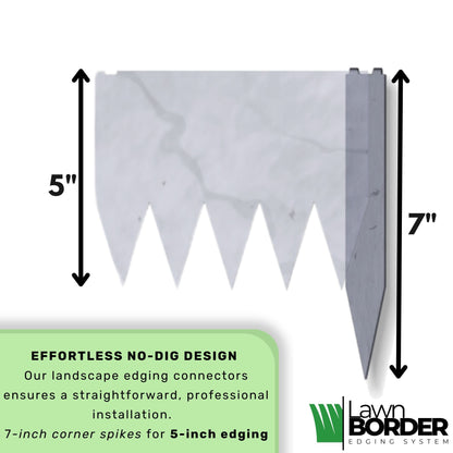 Lawn Edging Straight Connector Spike