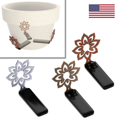 Weathering Corten Pot Risers - (Set of 3 pieces)