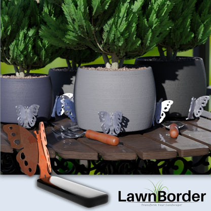 Weathering Corten Pot Risers - (Set of 3 pieces)